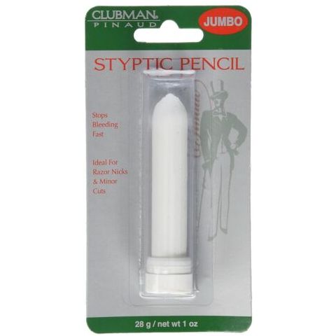 Clubman Pinaud Styptic Pencil JUMBO Stops Bleeding Fast  1oz/28g