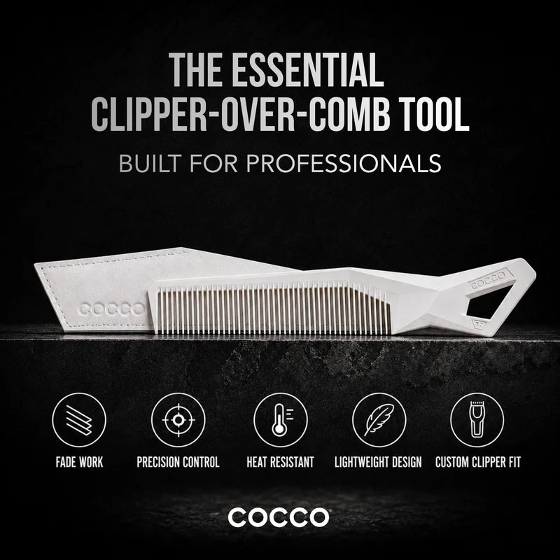 COCCO CCW-T7 Clipper Comb - White