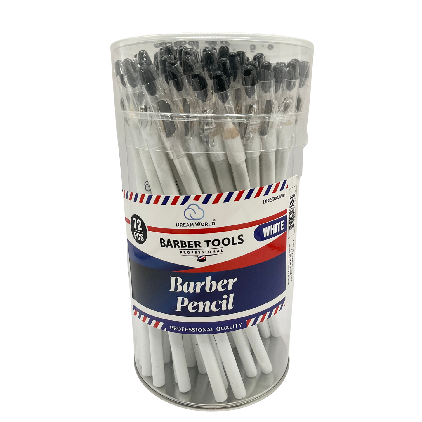 Dream World Barber Pencil White - 72PCS