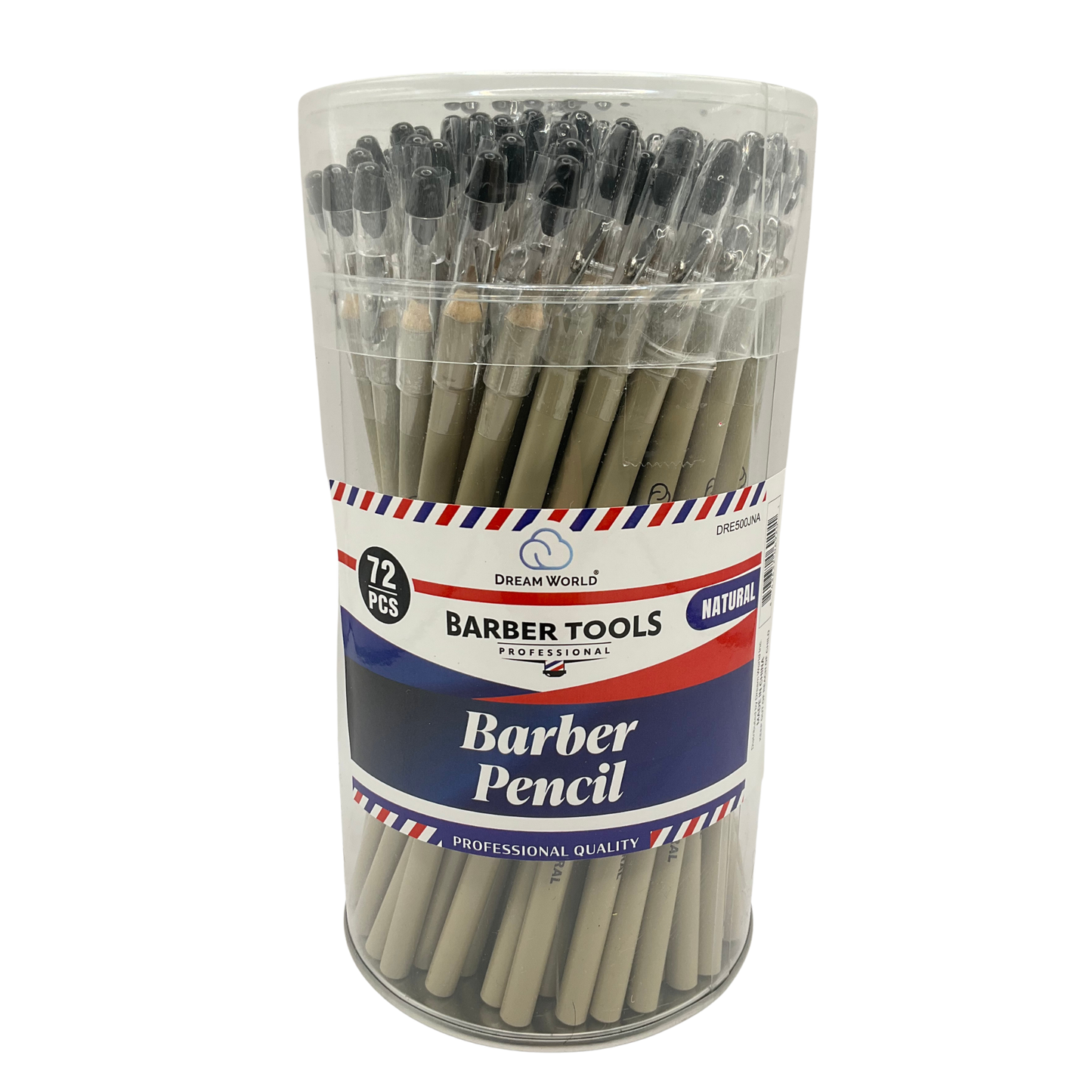 Dream World Barber Pencil Natural - 72PC