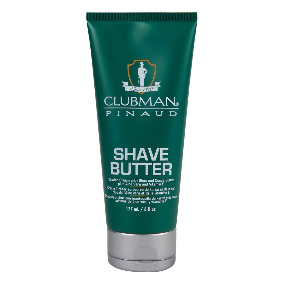 Clubman Pinaud Shave Butter Shea, Cocoa Butter, Aloe Vera & Vitamin E 6fl oz