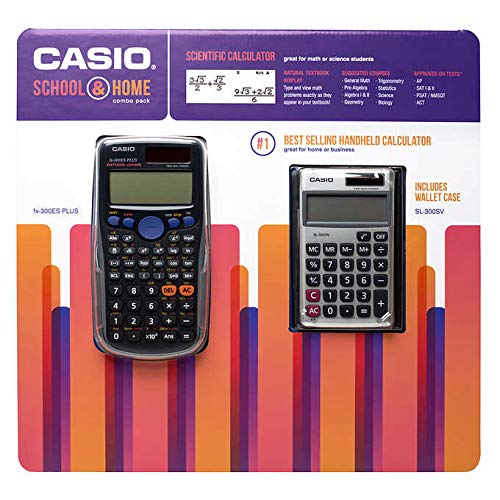 Casio School & Home Combo Pack (Includes fx-300ES PLUS & SL-300SV)