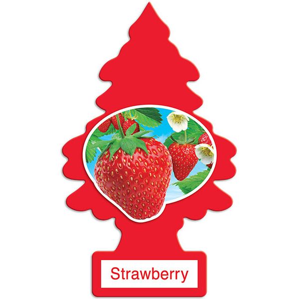 Little Trees Car Air Freshener Strawberry Long-Lasting Fragrance 1PC