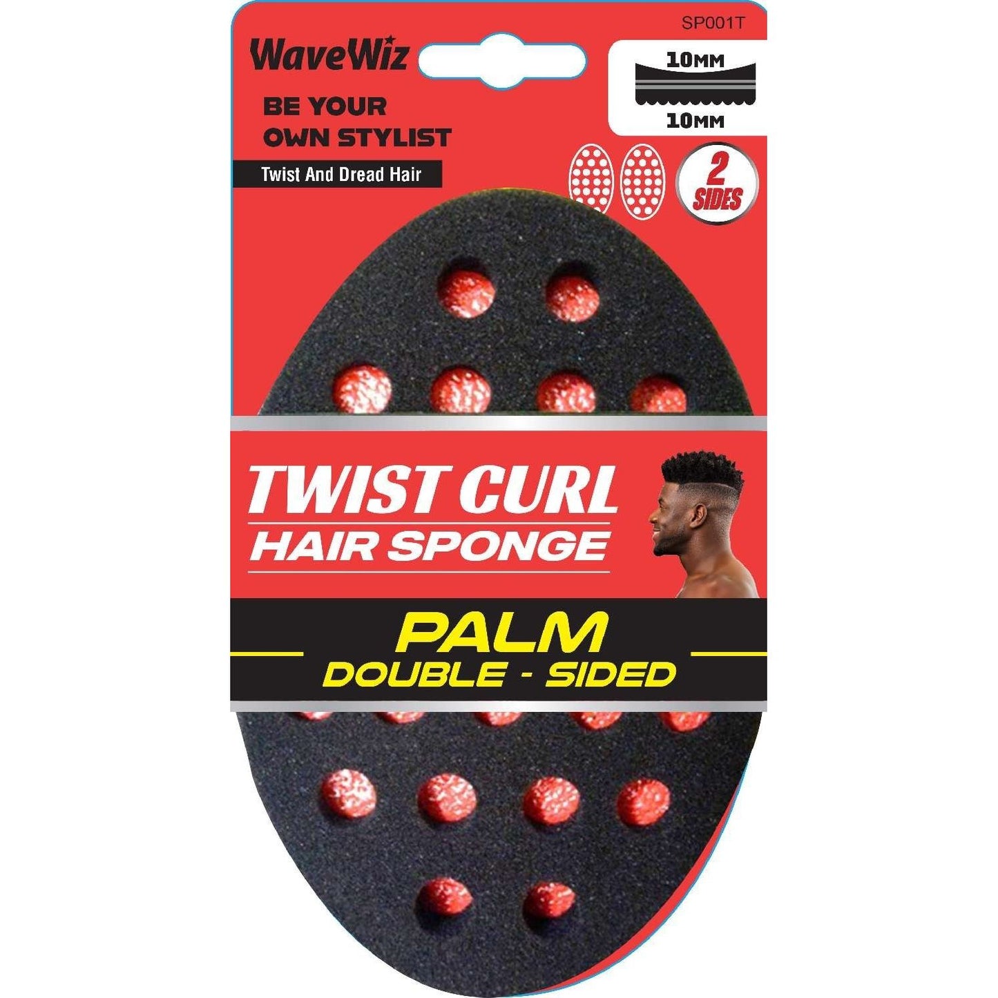 WaveWiz SP001T Twist Curl Hair Sponge