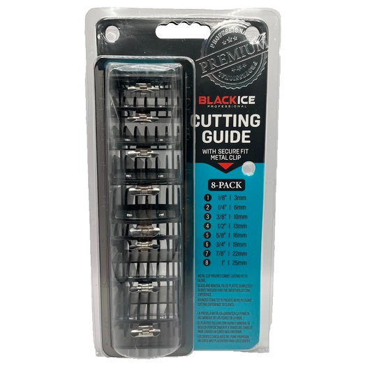 Black Ice BIC031BLA 8-PACK Premium Black Cutting Guides