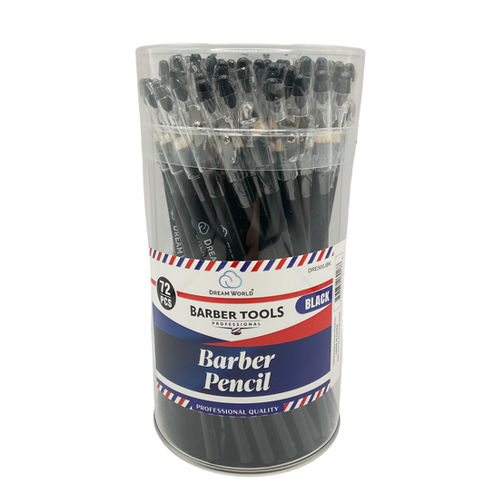 Dream World Barber Pencil Black - 72PCS