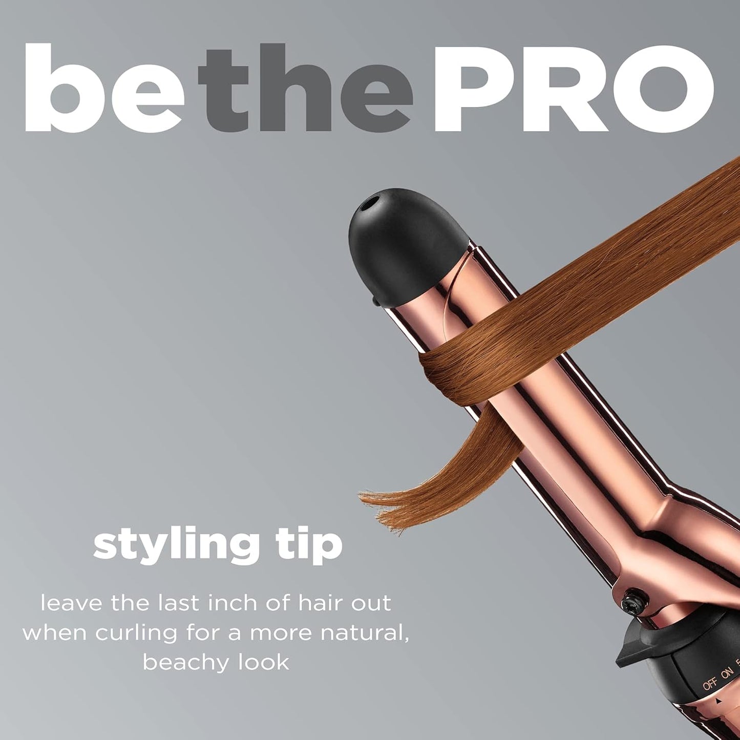 Conair INFINITIPRO Curling Iron 1 1/4" Rose Gold Titanium