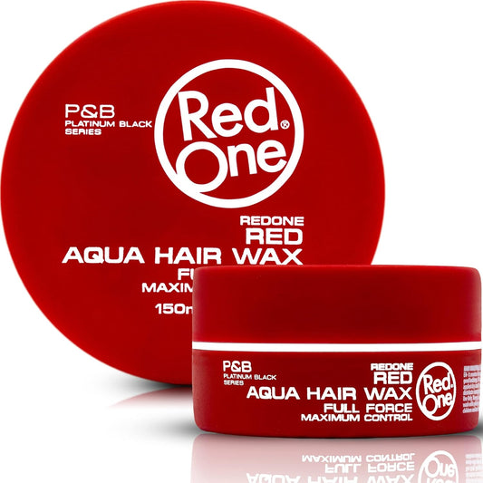 RedOne Red Aqua Hair Wax Full Force Maximum Control 5.07oz
