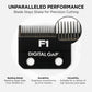 COCCO F1 Graphene Digital Gap Baseline Balding Taper-Fade Clipper Blade