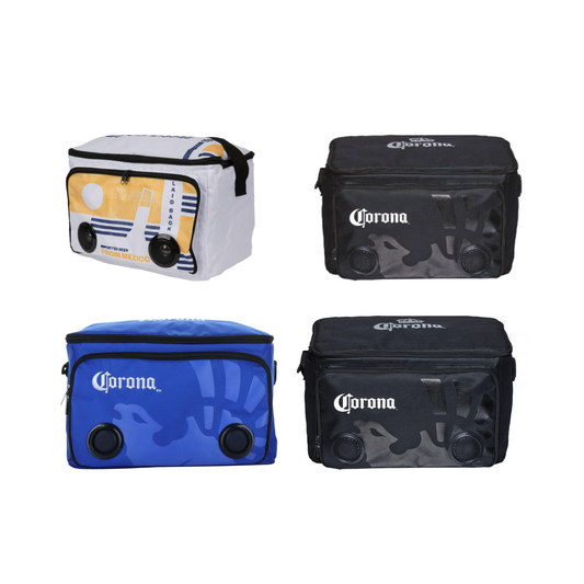Corona Cooler Bag w/ Built In Bluetooth Wireless Speakers Relax Responsibly