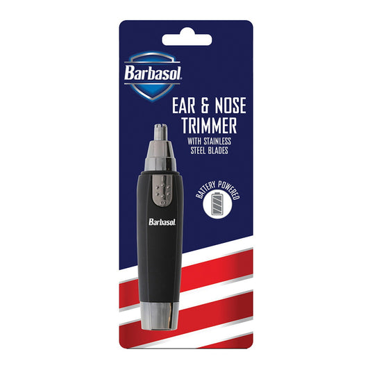 Barbasol Ear & Nose Trimmer w/ Stainless Steel Blades Battery Powered