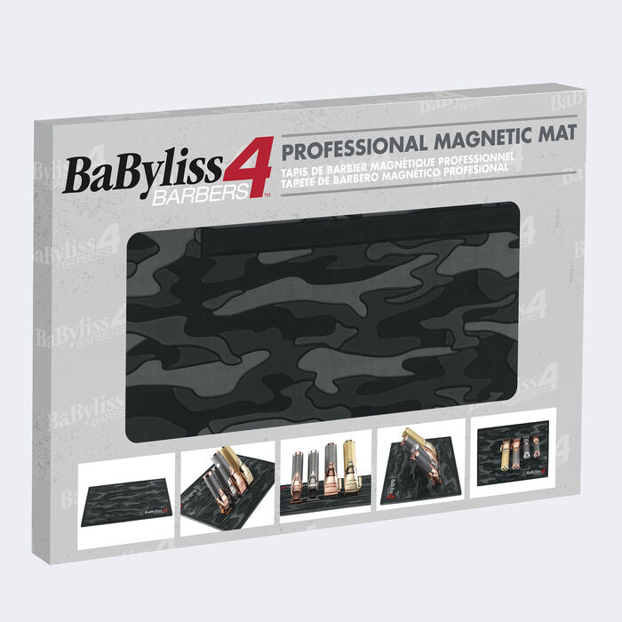 BaBylissPRO BMAGMATB Black Camo Magnetic Strip Barber Mat