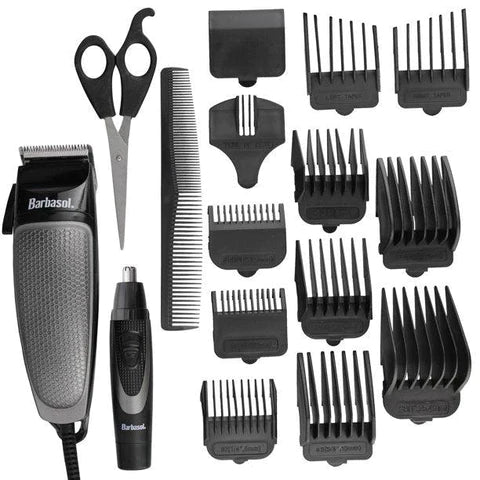 Barbasol 20-Piece Ultimate Grooming Pro Hair Clipper Kit