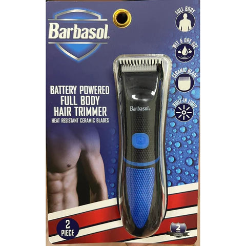 Barbasol Total Body Groomer with Ceramic Blades - Battery Powered