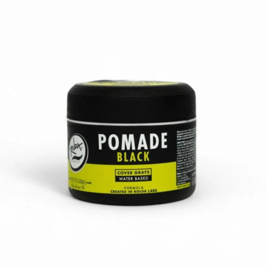 Rolda Pomade Black Covers Grays Water Based Medium Shine & Hold 4.05oz \ 115g