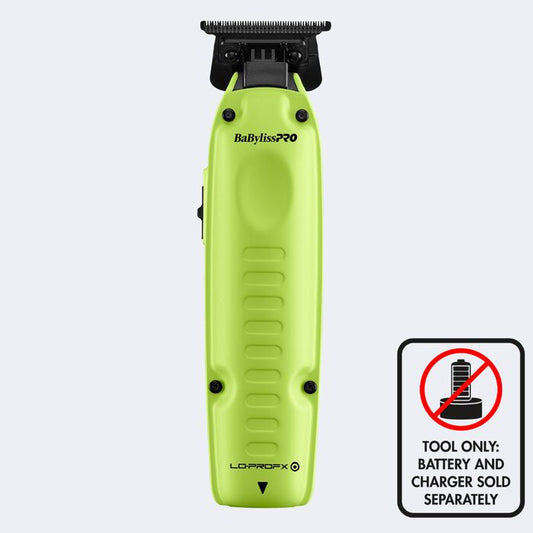 BaBylissPRO FX729NYLT Neon Yellow LoProFX Low Profile Interchangeable Battery Trimmer