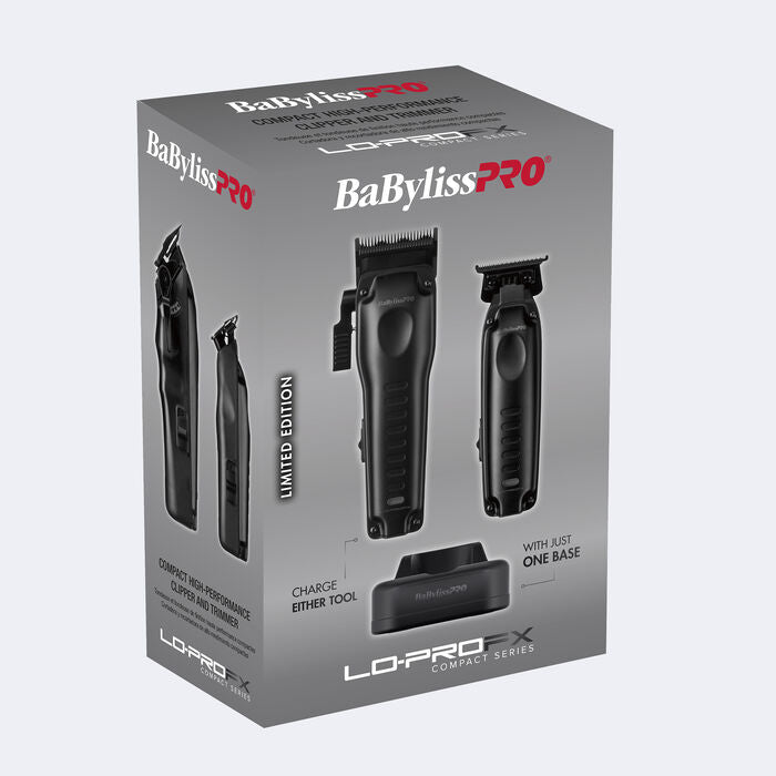 BaBylissPRO FX8272PKMB LO-PROFX Compact Series Clipper & Trimmer Combo