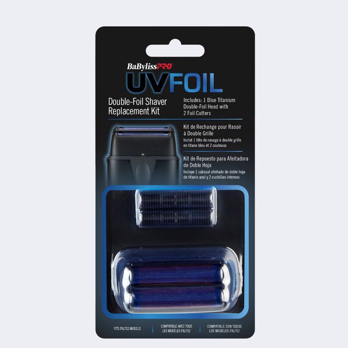 BaBylissPRO FXLRF2MB UVFoil Double-Foil Shaver Replacement Kit