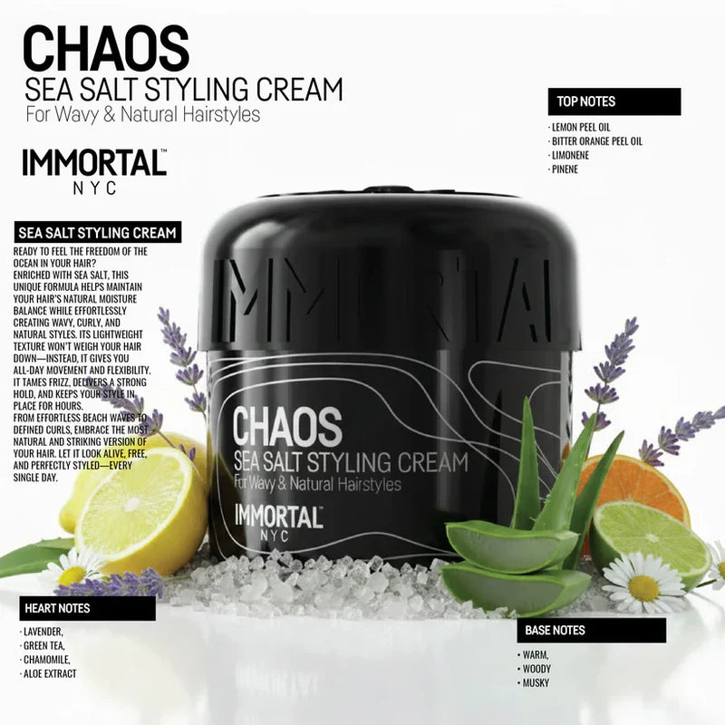 Immortal NYC Sea Salt Styling Cream 500mL / 16.9oz