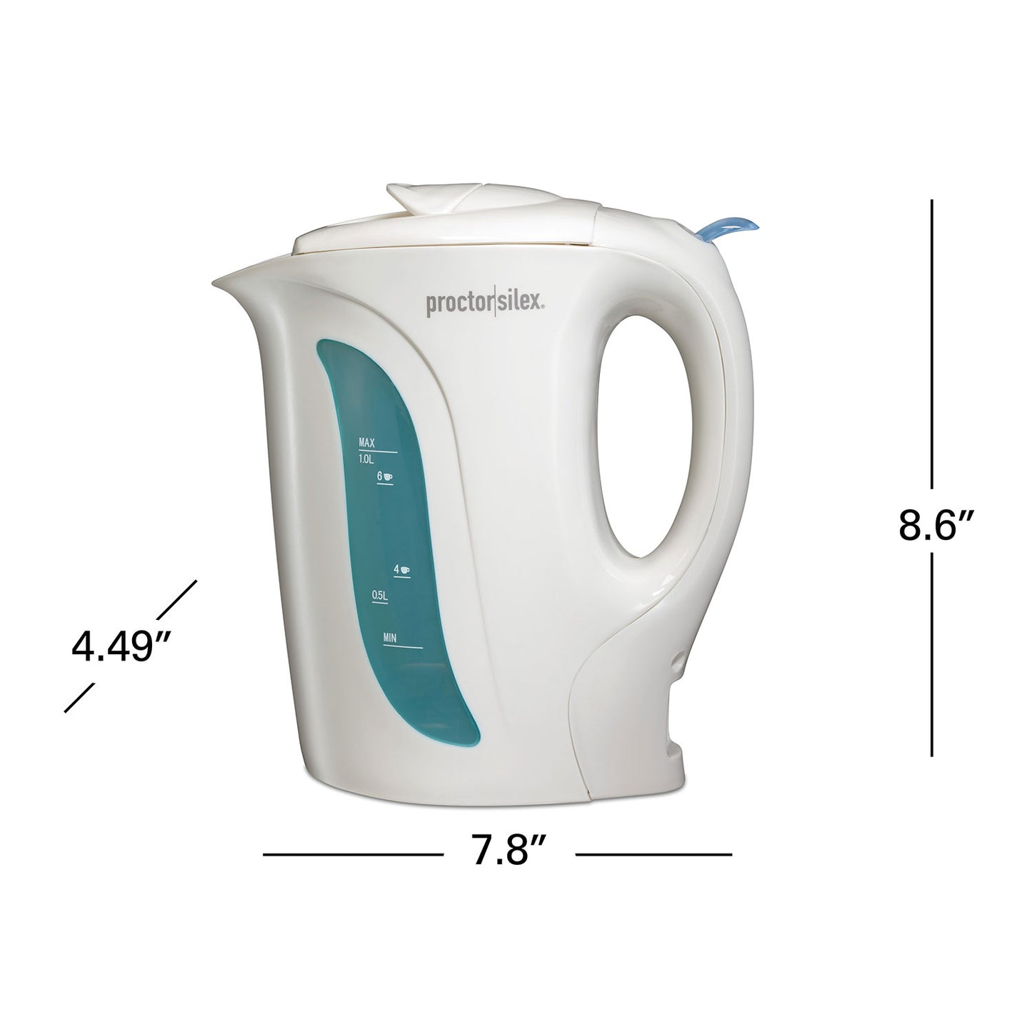 Proctor Silex PS-2070G Kettle 1.0L Capacity Easy & Convenient Detachable Cord