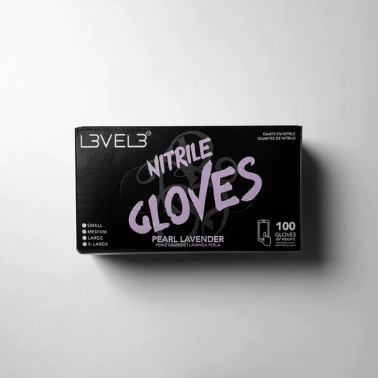 Level 3 Professional Nitrile Gloves Pearl Lavender Small or Medium