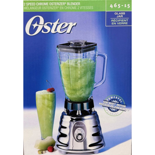 Oster 465-15 2-Speed 5-Cup 1.25L Chrome Osterizer Blender 500W