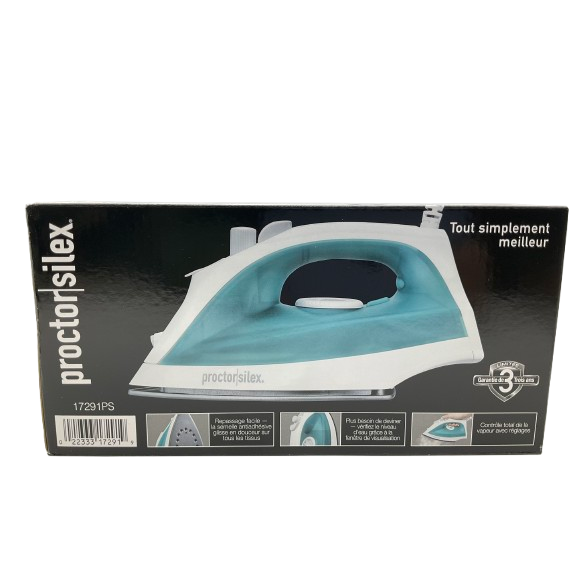 Proctor Silex 17291 Durable Iron with Nonstick Soleplate and Adjustable Steam