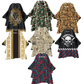 Black Ice Barber Cape 59" x 55" - 7 Variations