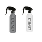 LEVEL 3 Rubberized Spray Bottle Fine Mist for Barbers 8oz (White/Gray)