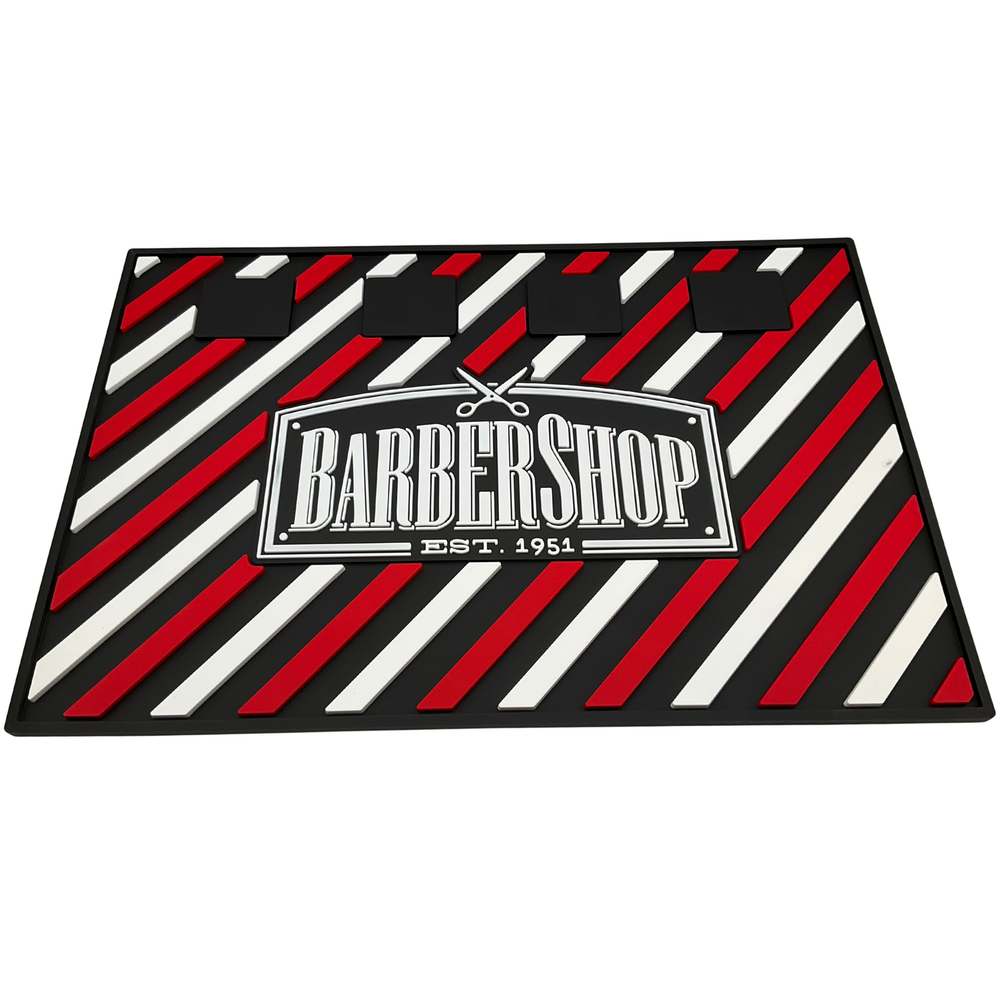 Black Ice BIC012M-2 Professional Barber Shop Magnetic Mat 18" x 12" x 0.25"
