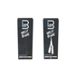 LEVEL 3 Milly Razor Blades Razor Holder - Midnight Black / Frost White