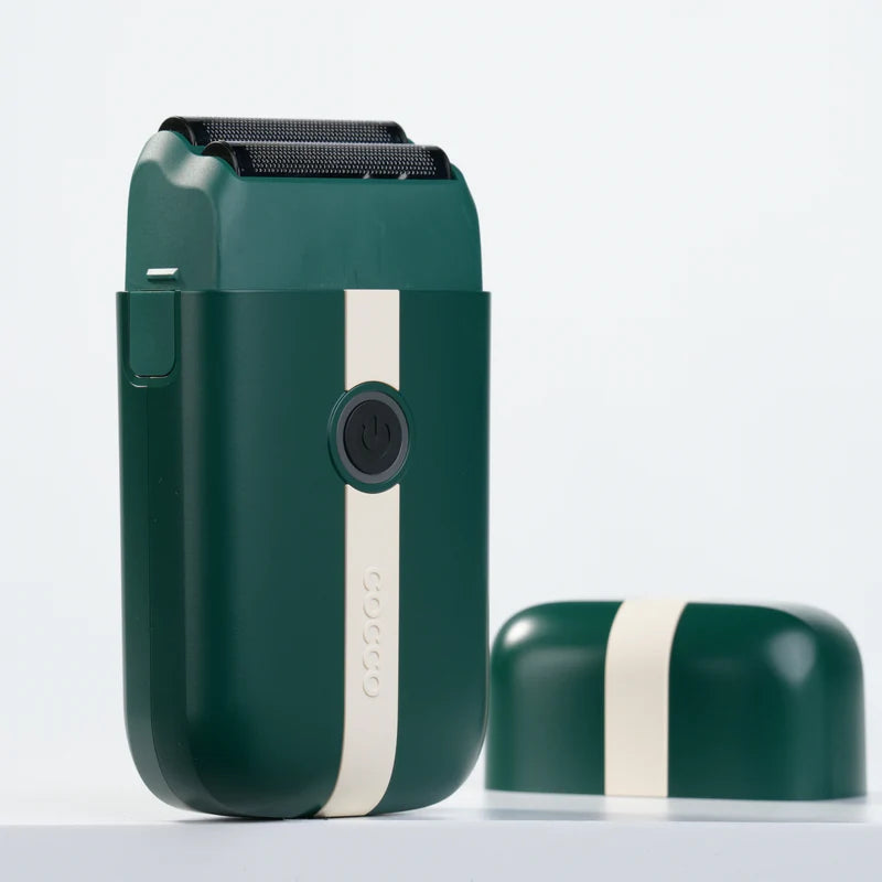 COCCO CVLS-GRN/WHT Veloce Lite Shaver - Green/White Stripe