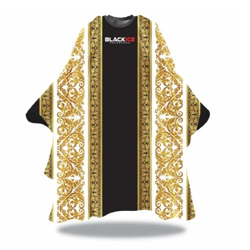 Black Ice Barber Cape 59" x 55" - 7 Variations