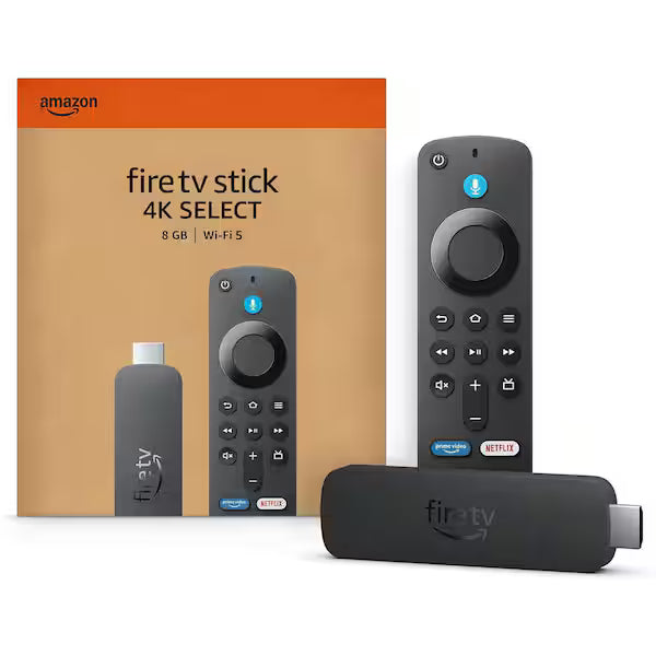 Amazon Fire TV Stick 4K SELECT 8GB WiFi 5 Streaming Device w/ Alexa Voice Remote