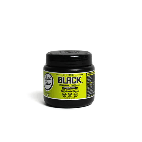 Rolda Black Styling Gel Black Radiant with Activated Charcoal 17.63oz \ 500g