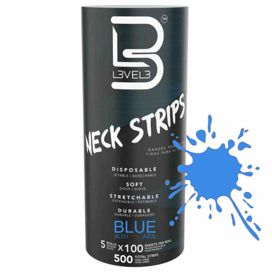 LEVEL 3 Neck Strips 5 Rolls (100 Each) - Blue