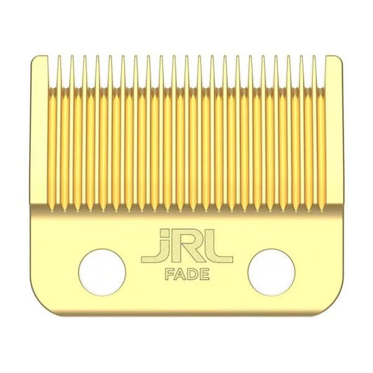 JRL #BF04G Ultra Cool Stainless Steel Fade Precision Clipper Blade Gold