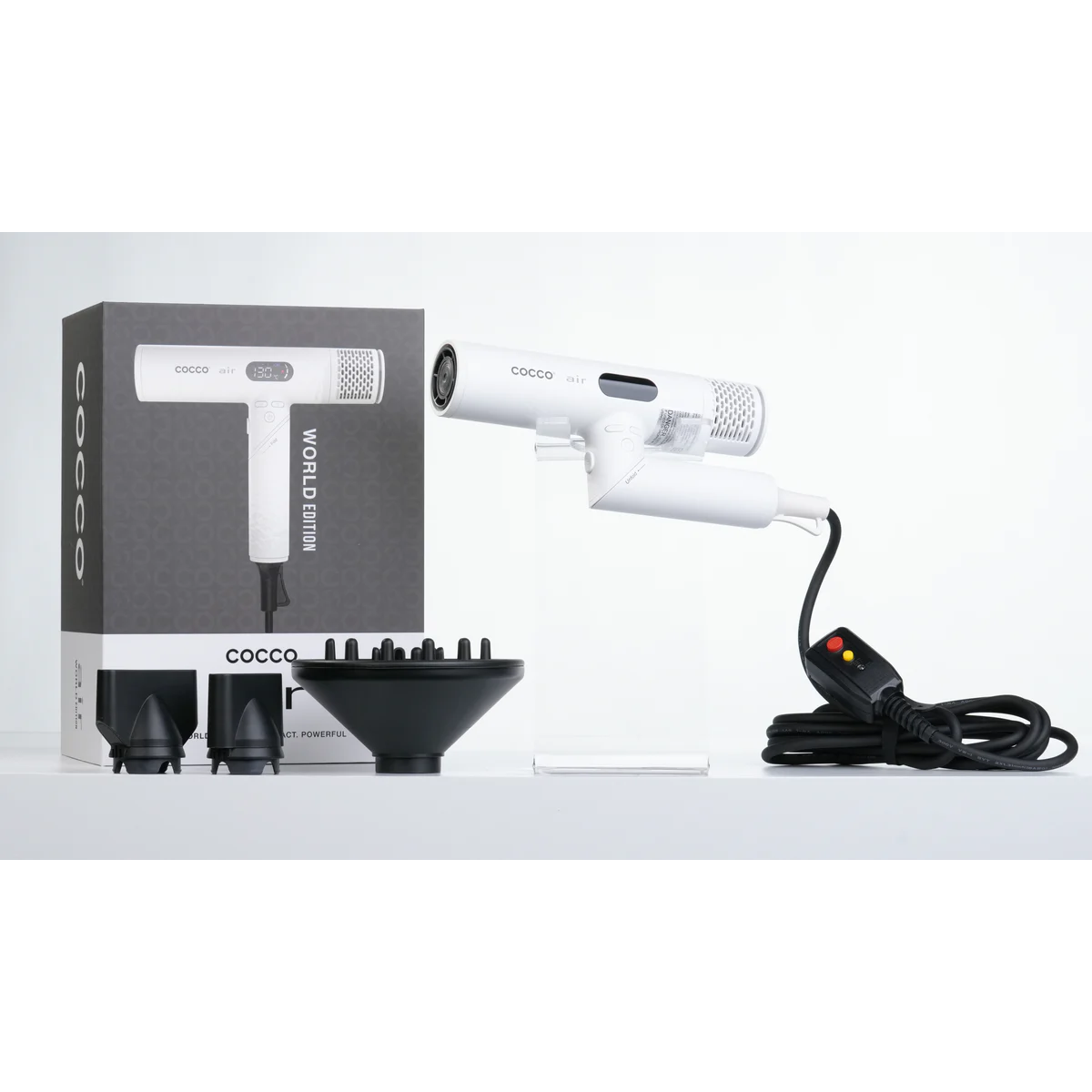Cocco Air Ionic Hair Dryer - White