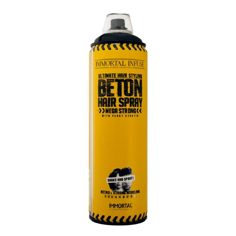 Immortal NYC Ultimate Hair Styling Beton Hair Spray Mega Strong 16.9fl oz