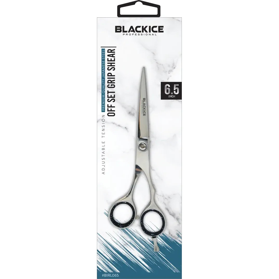 Black Ice Adjustable Tension Stainless steel OFF Set Grip Shears Gold/Black
