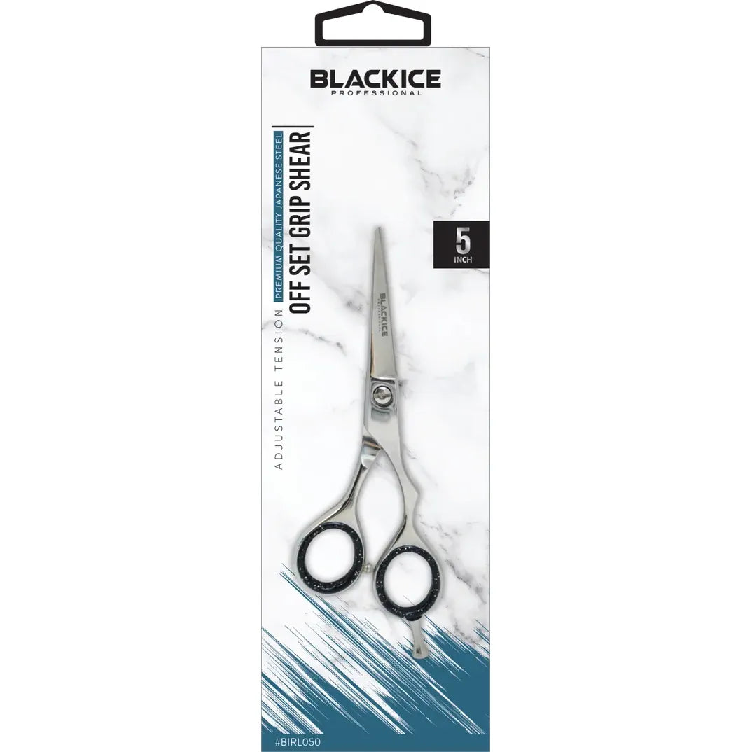 Black Ice Adjustable Tension Stainless steel OFF Set Grip Shears Gold/Black