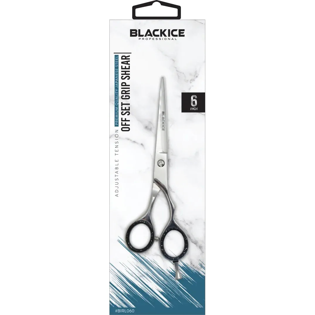 Black Ice Adjustable Tension Stainless steel OFF Set Grip Shears Gold/Black