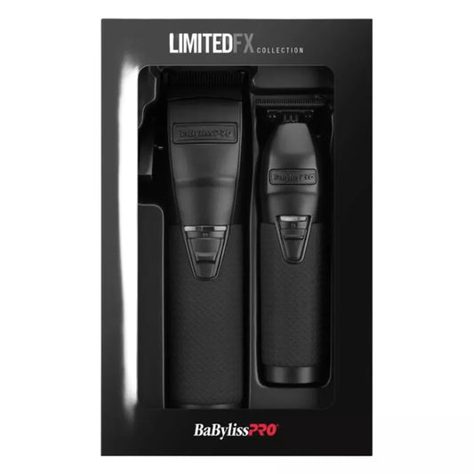 BaBylissPRO FXDUOCTMB LimitedFX Clipper & Trimmer Matte Black Collection