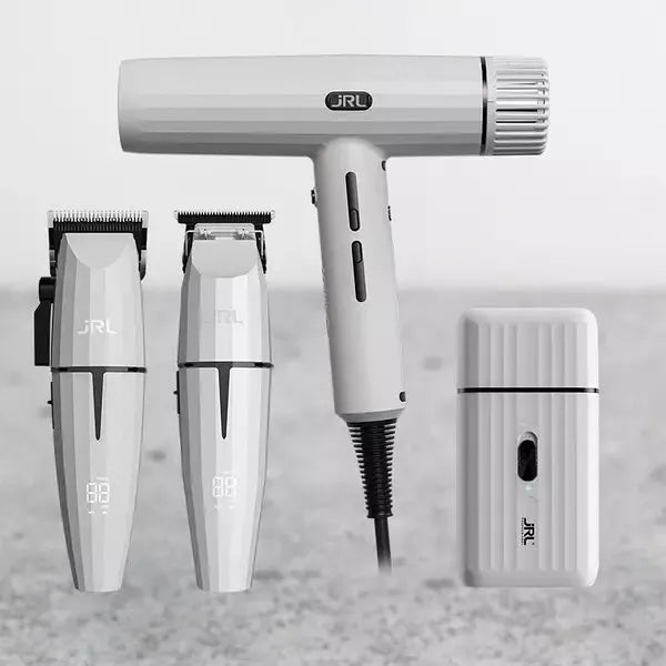 JRL GH2024-3 Ghost 3 Collection Styling Set Clipper Trimmer Shaver & Hair Dryer