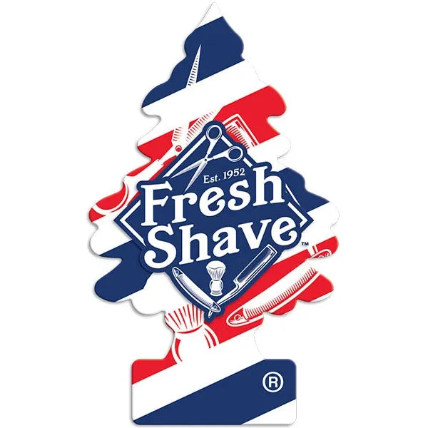 Little Trees Car Air Freshener Fresh Shave Long-Lasting Fragrance 1PC