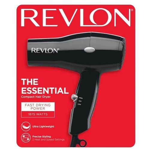 Revlon RVDR5034 The Essential Compact Hair Dryer Fast Drying Power 1875W