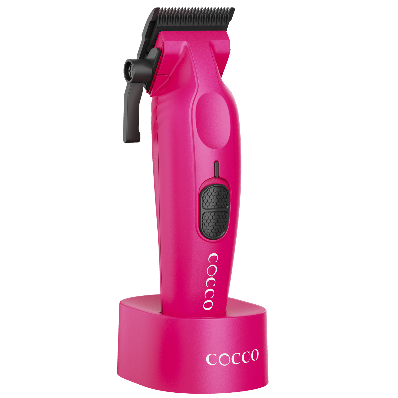 Cocco Hyper Veloce Pro Ergonomic Clipper All-Metal Alloy Aluminum Housing Pink
