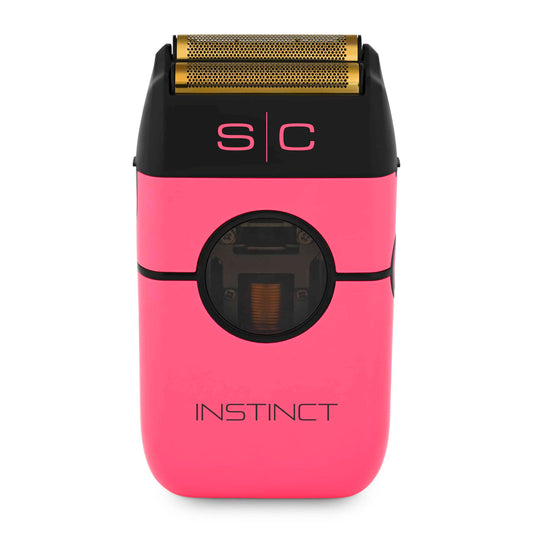 StyleCraft SC807PK Instinct Metal Edition Double Foil Shaver Metal Housing Pink