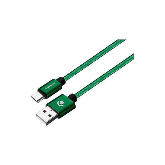 Volkano Apple Green Type-C Data Sync & Charge Cable 6ft\1.8m