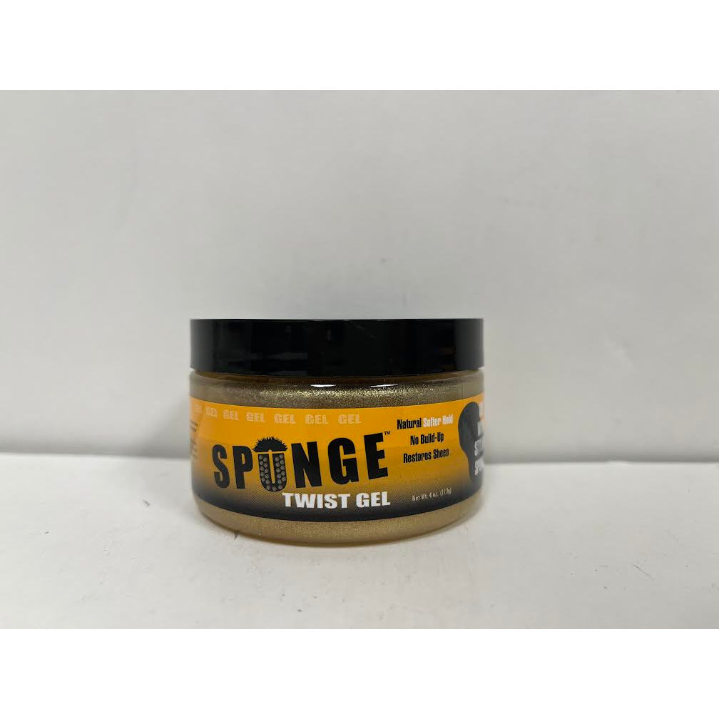 SPUNGE Twist Creme/Gel Natural Firm Hold No Build-Up Restores Sheen 4oz